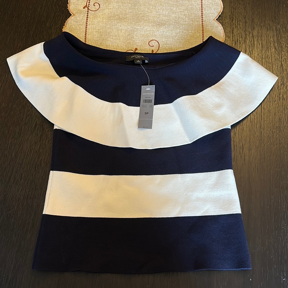 Ann Taylor off shoulder shirt